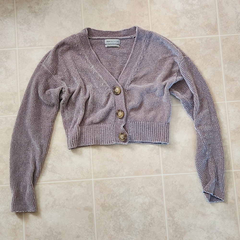 Urban Outfitters Cardigan Sweater Crop Top